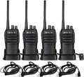 3000mAh Two Way Radios with Earpiece 16CH Handheld 4 Pack F258112