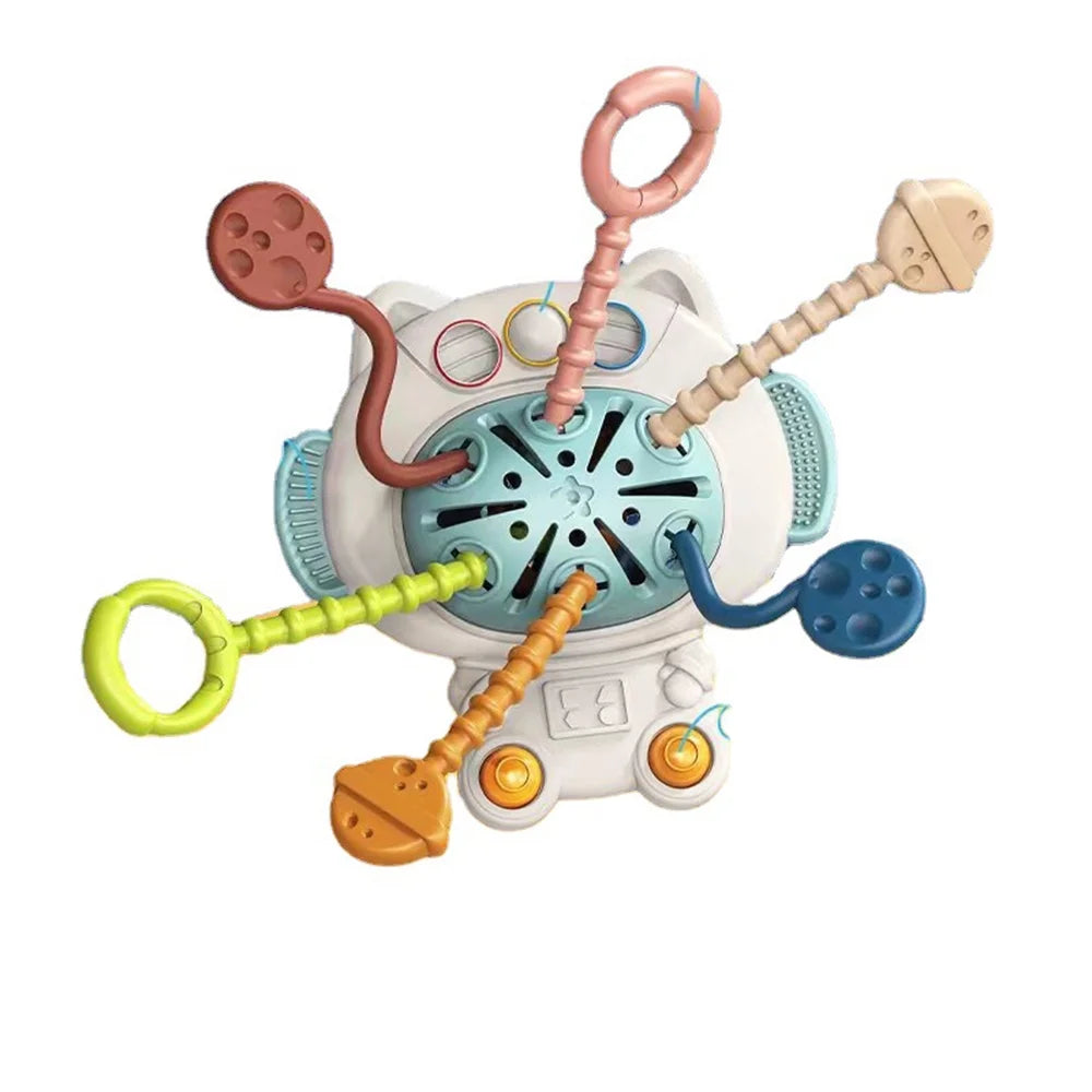 Montessori Pull String Soft Rubber Baby Sensory Toy W33616