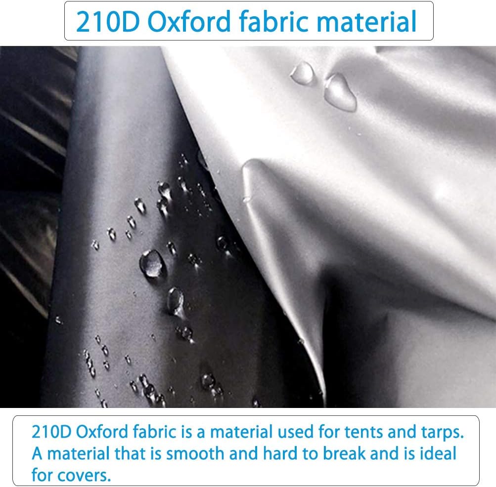 Half Car Cover Waterproof 210D Oxford Fabric K7277