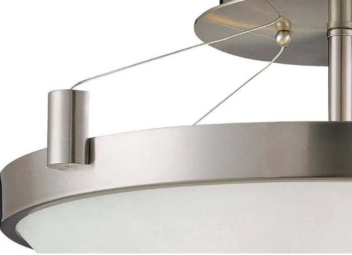 Suspended 3 Light Semi Flush Mount G520