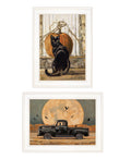 2-Piece Framed Print with White Frame O975