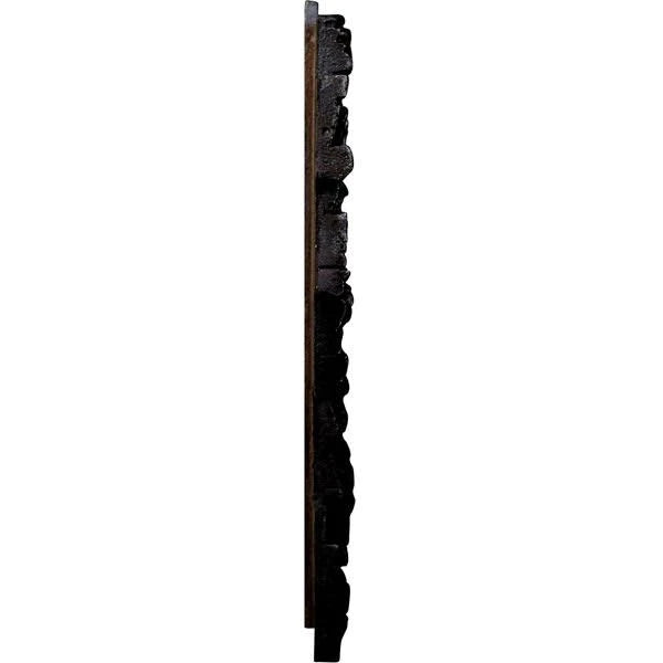 Stacked Faux Stone Siding Panel, Graphite G4715