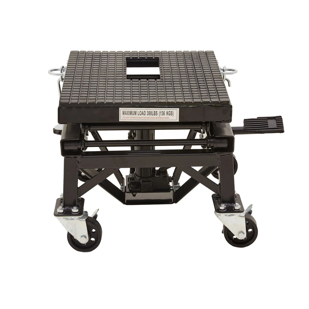 Hydraulic Motorcycle Scissor Lift with Casters Q808