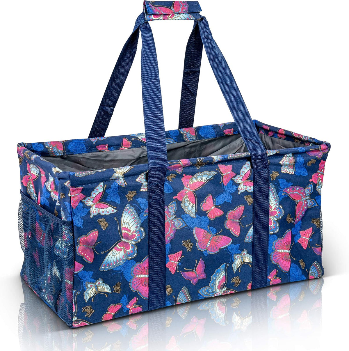 Oversized Collapsible Canvas Utility Tote Bag H364452