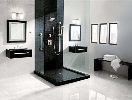 90 Degree Brushed Nickel Shower Only A7518
