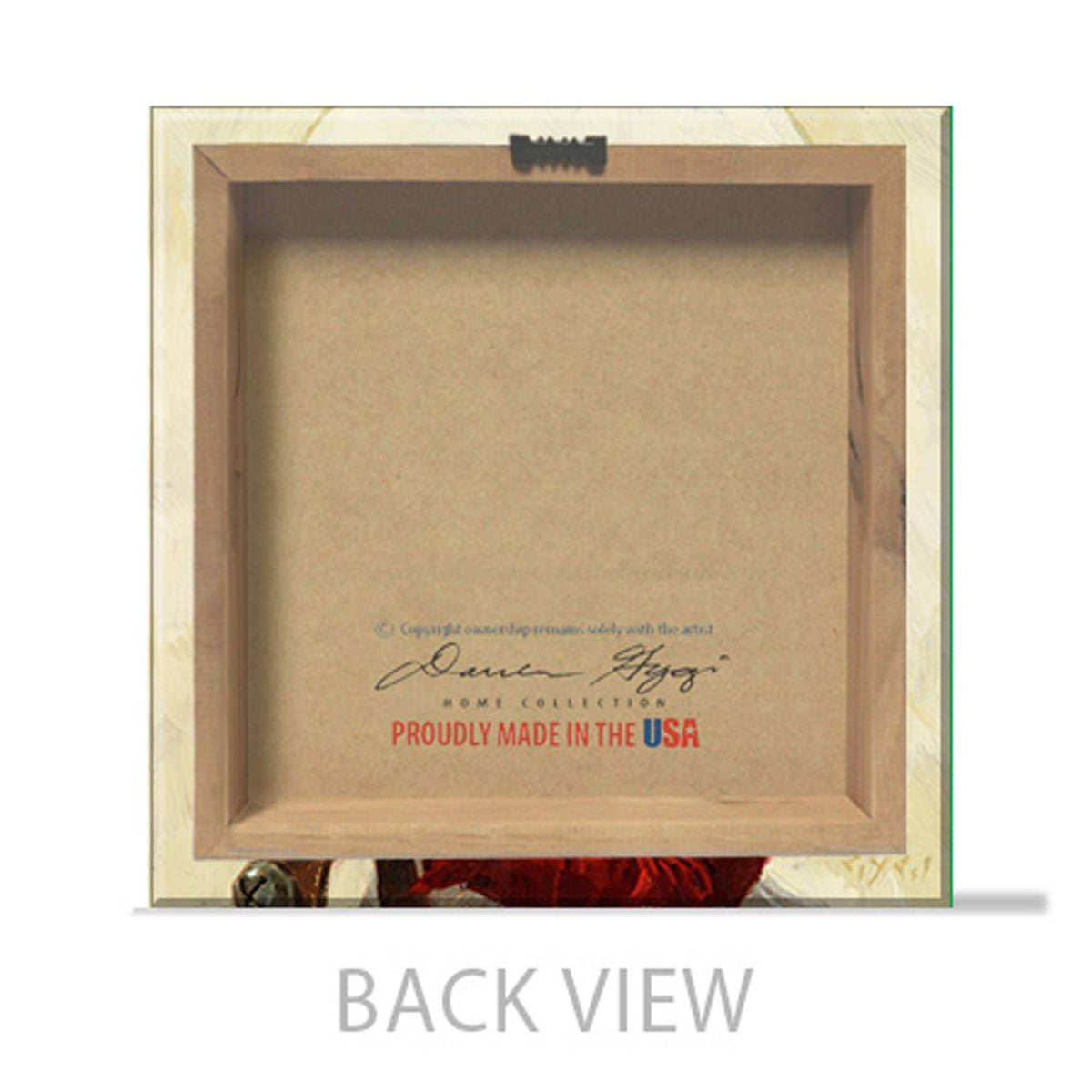 Red Giclee Print Canvas I659