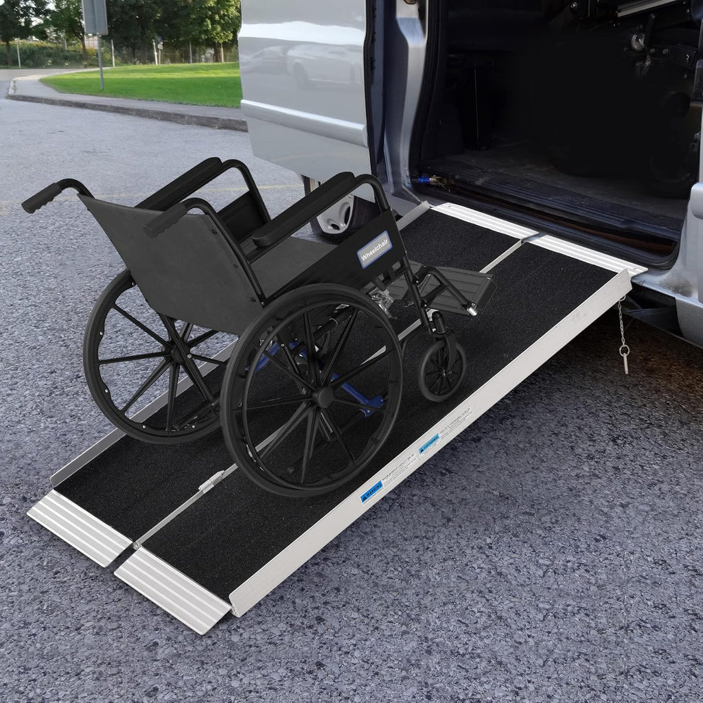5' Portable Aluminum Wheelchair Ramp with Carrying Handle E24140