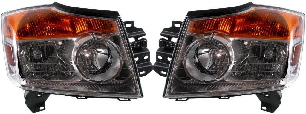 Headlight Assembly for Nissan Armada 2008-2012 Driver and Passenger Side C710