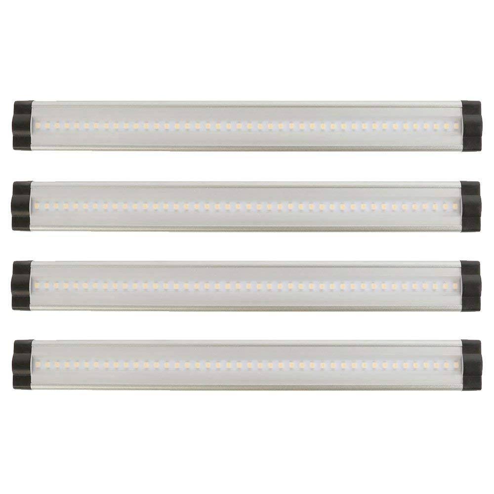 Dimmable LED Under Cabinet Lighting 4 Panel Kit, 12 Inches Each, Warm P378667