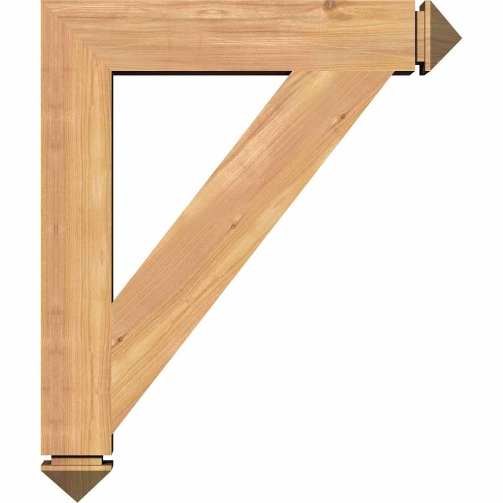 Western Red Cedar Traditional Arts & Crafts Bracket B23355