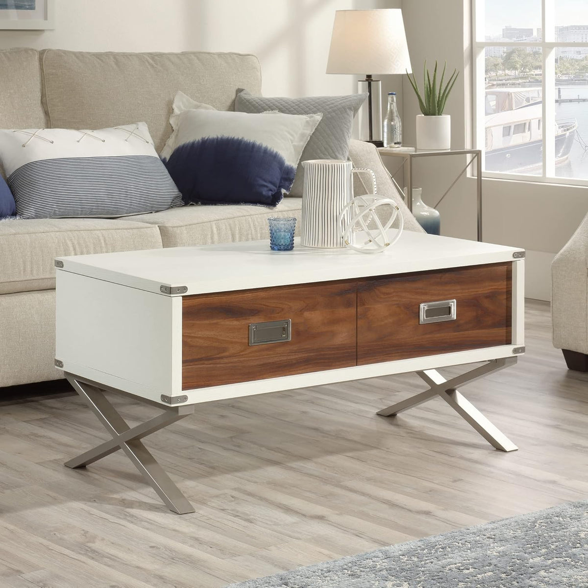 Lift-top Coffee Table, Pearl Oak Finish W734