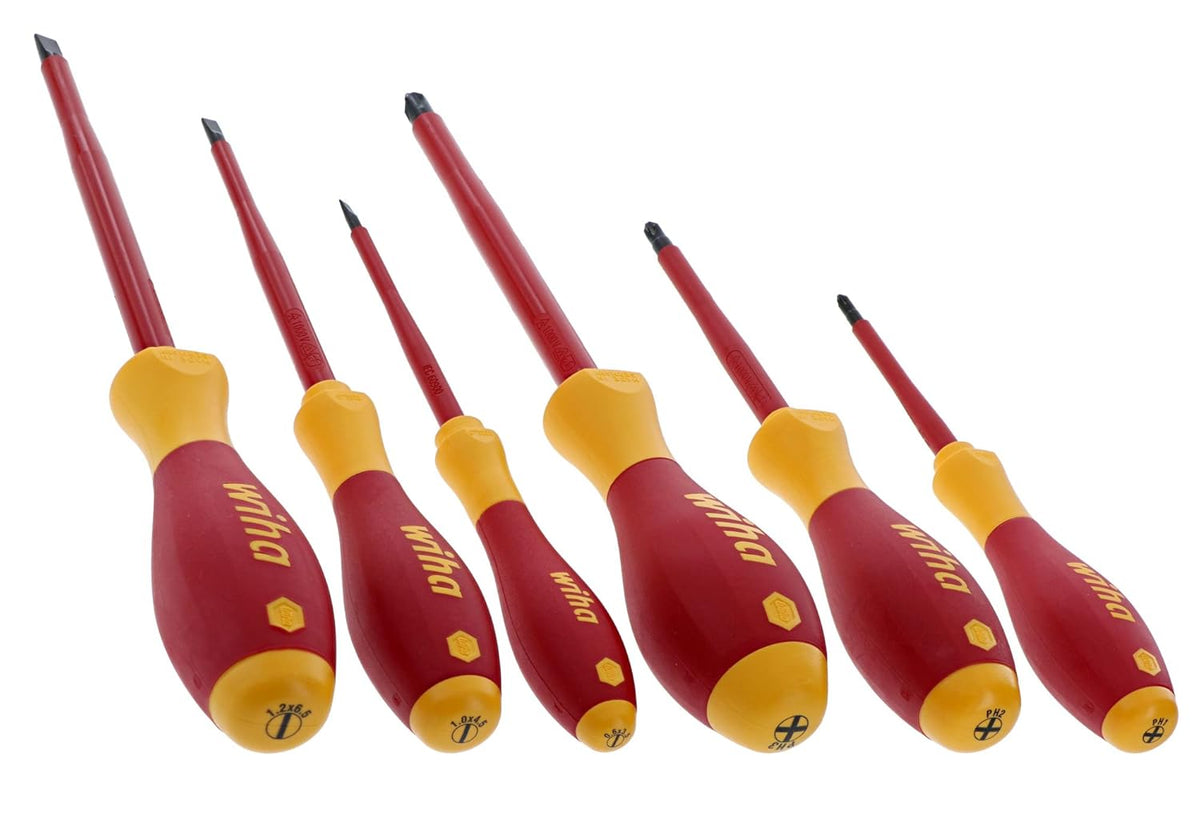 Slotted And Phillips Insulated Screwdriver Set, 1000 Volt Pack of 2 J714505