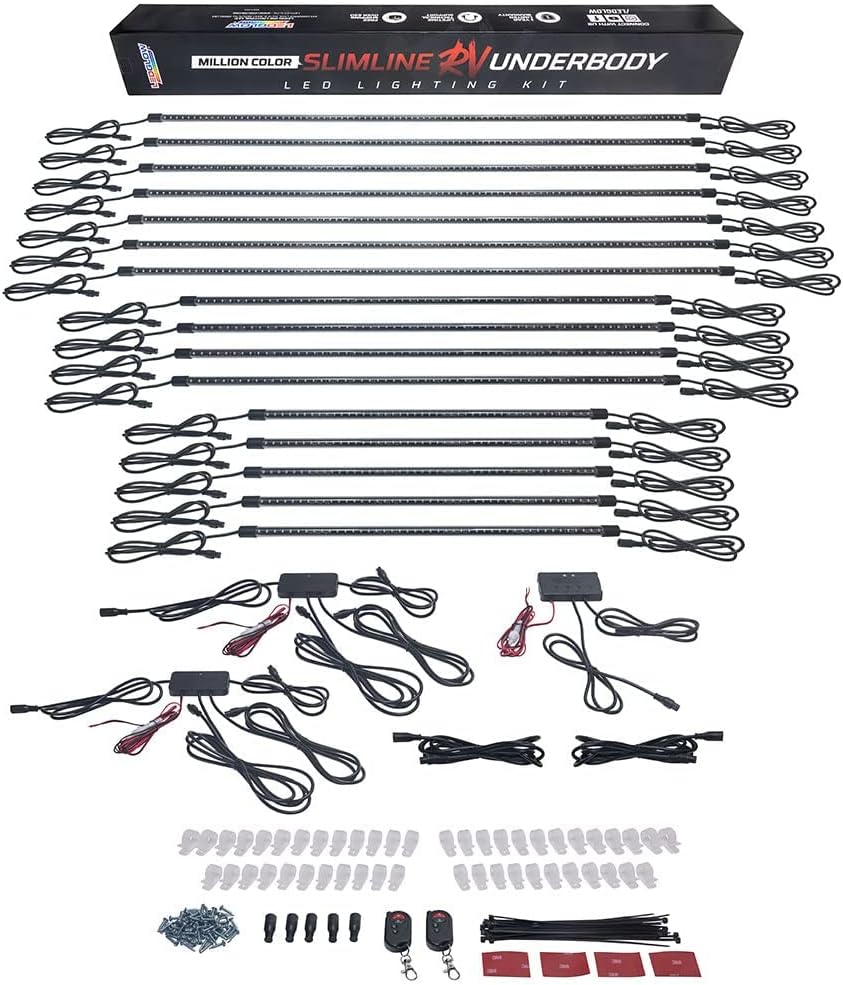 18pc LED Underglow Accent Lighting Kit K131