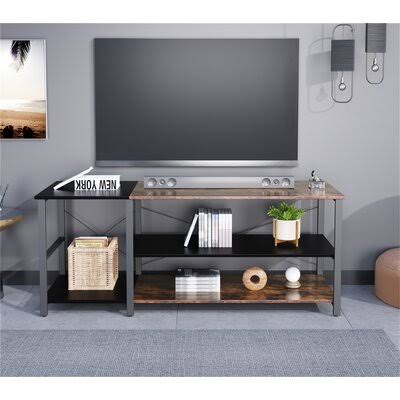 Black Linen Retro TV Cabinet N549593