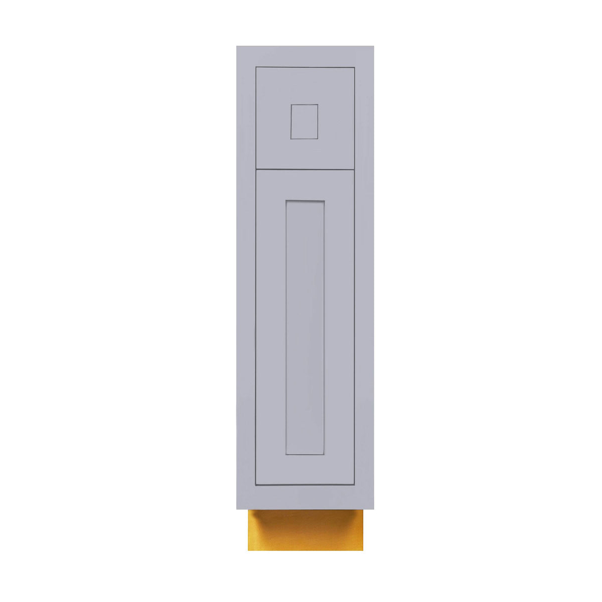 Single Door Single Drawer Light Gray Kitchen Cabinet F889549