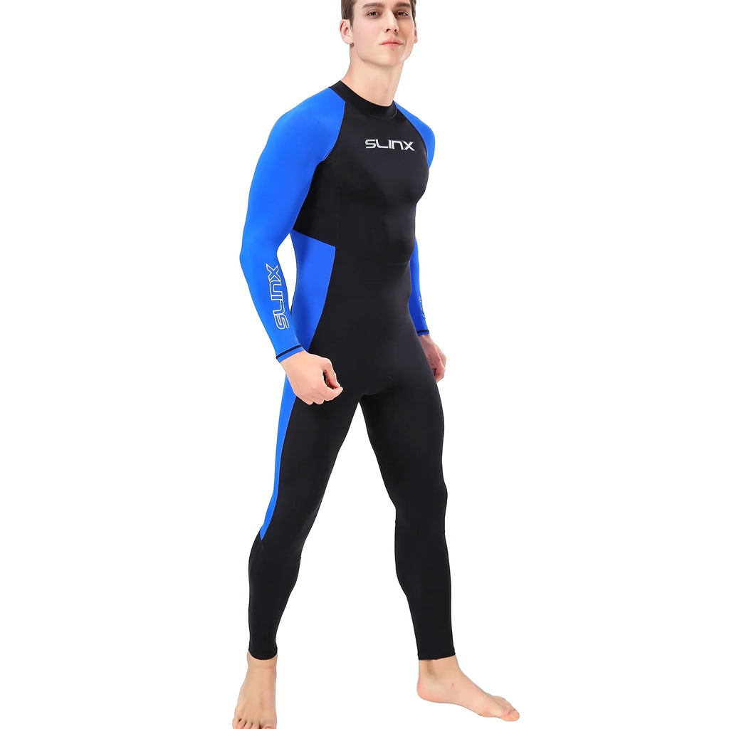 Quick Dry One Piece Long Sleeves Back Zipper Wetsuit I72165