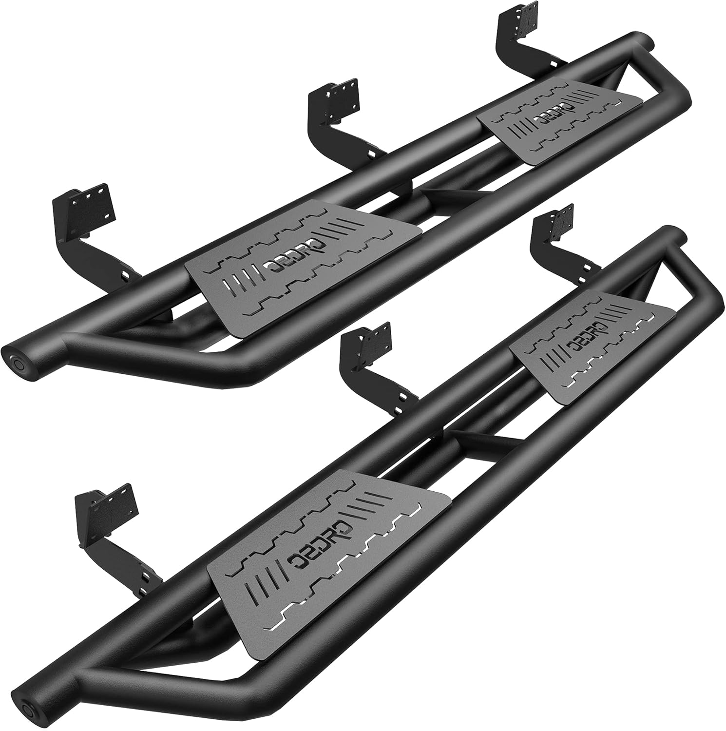 Textured Black Side Step Rails X993