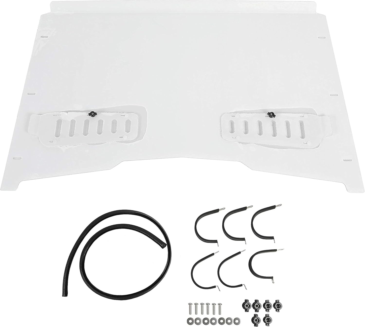 Clear Front Vented Windshield U76414
