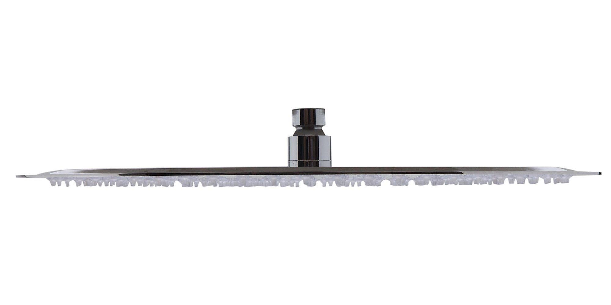 Solid Polished Stainless Steel Round Rain Shower Head H2466