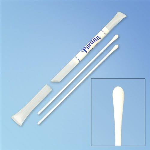 Sterile Polyester Swabs, Regular Tip, Polystyrene Shaft D778