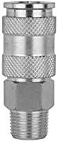 3/8" MNPT High Flow Steel Quick-Connect Coupler, Box of 10 F818161