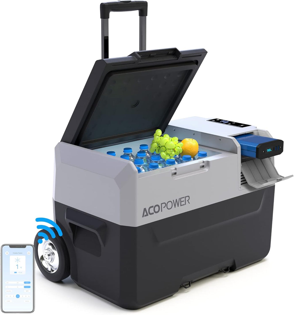 32 Quarts Portable Refrigerator with Rechargeable Battery H5404