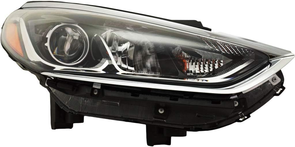 Headlight Assembly for Hyundai Sonata 2018 2019 Passenger Side Halogen A795