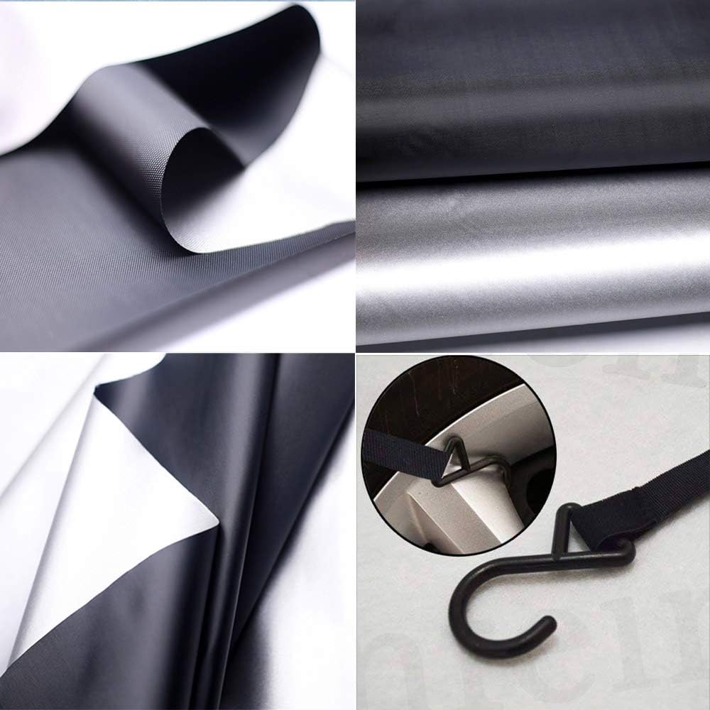 Half Car Cover Waterproof 210D Oxford Fabric K7277