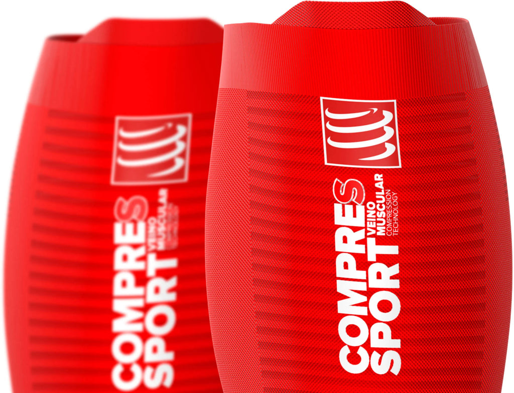 Red Compression Calf Guards F9319