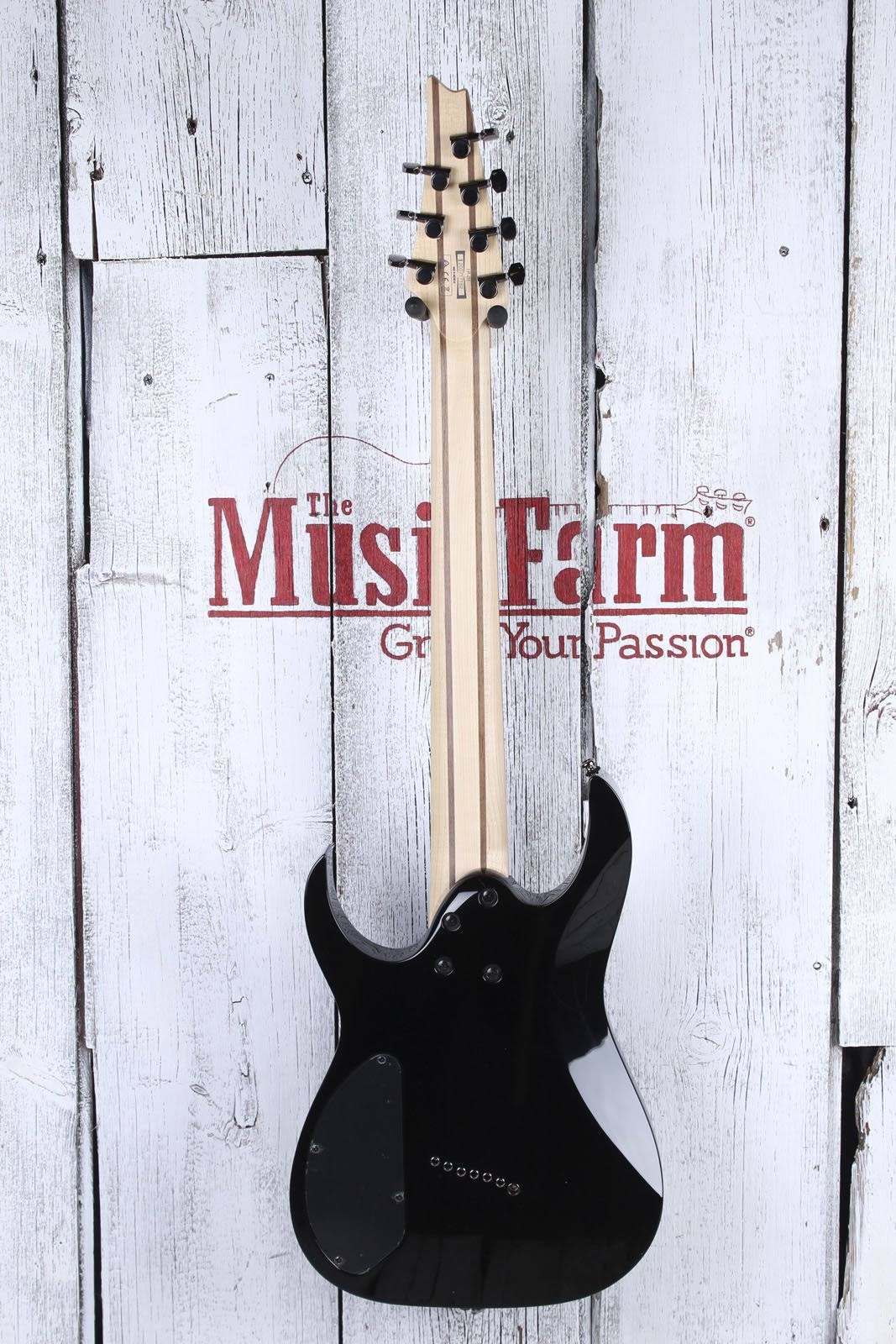 Black Multi-Scale 7-String Electric Guitar U716