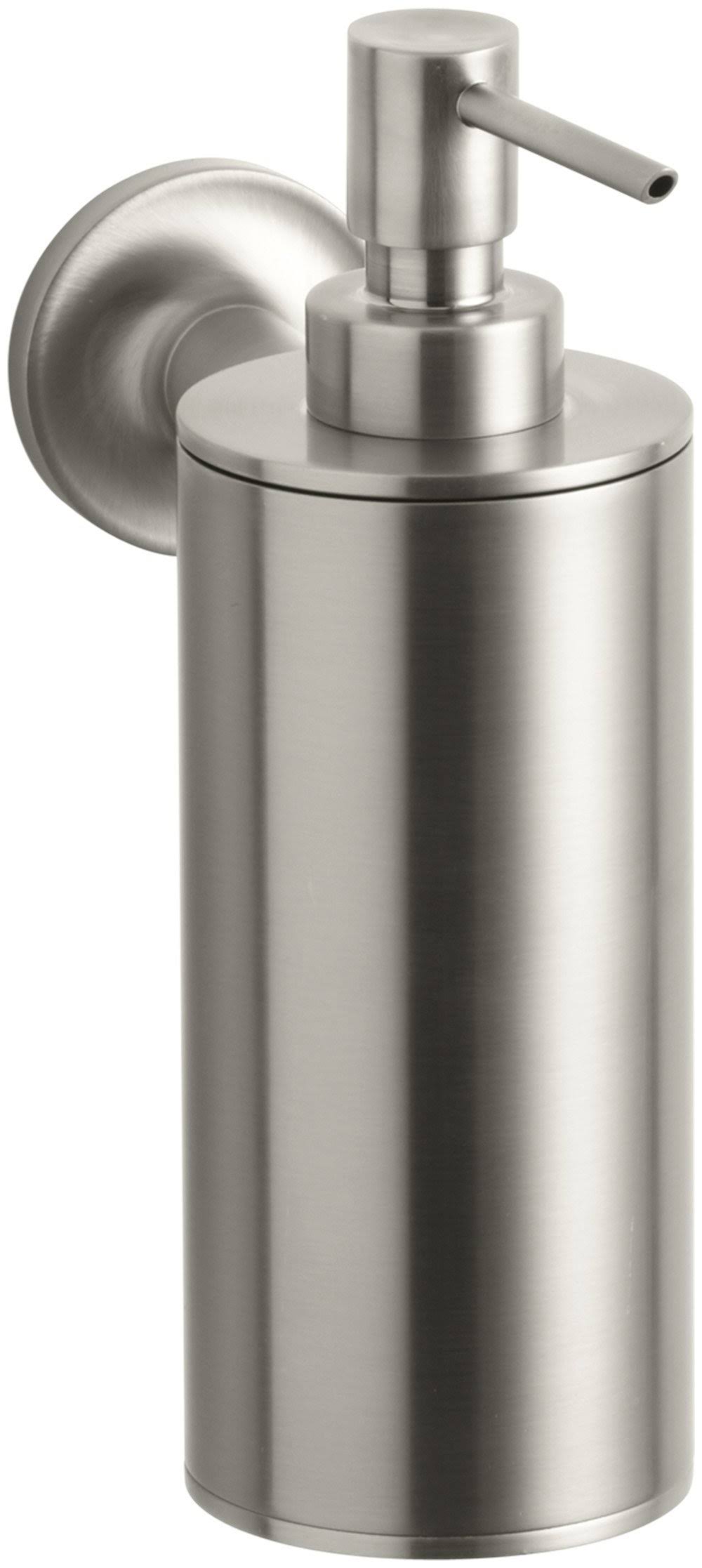 Vibrant Brushed Nickel Wall-Mounted Soap Dispenser C893995