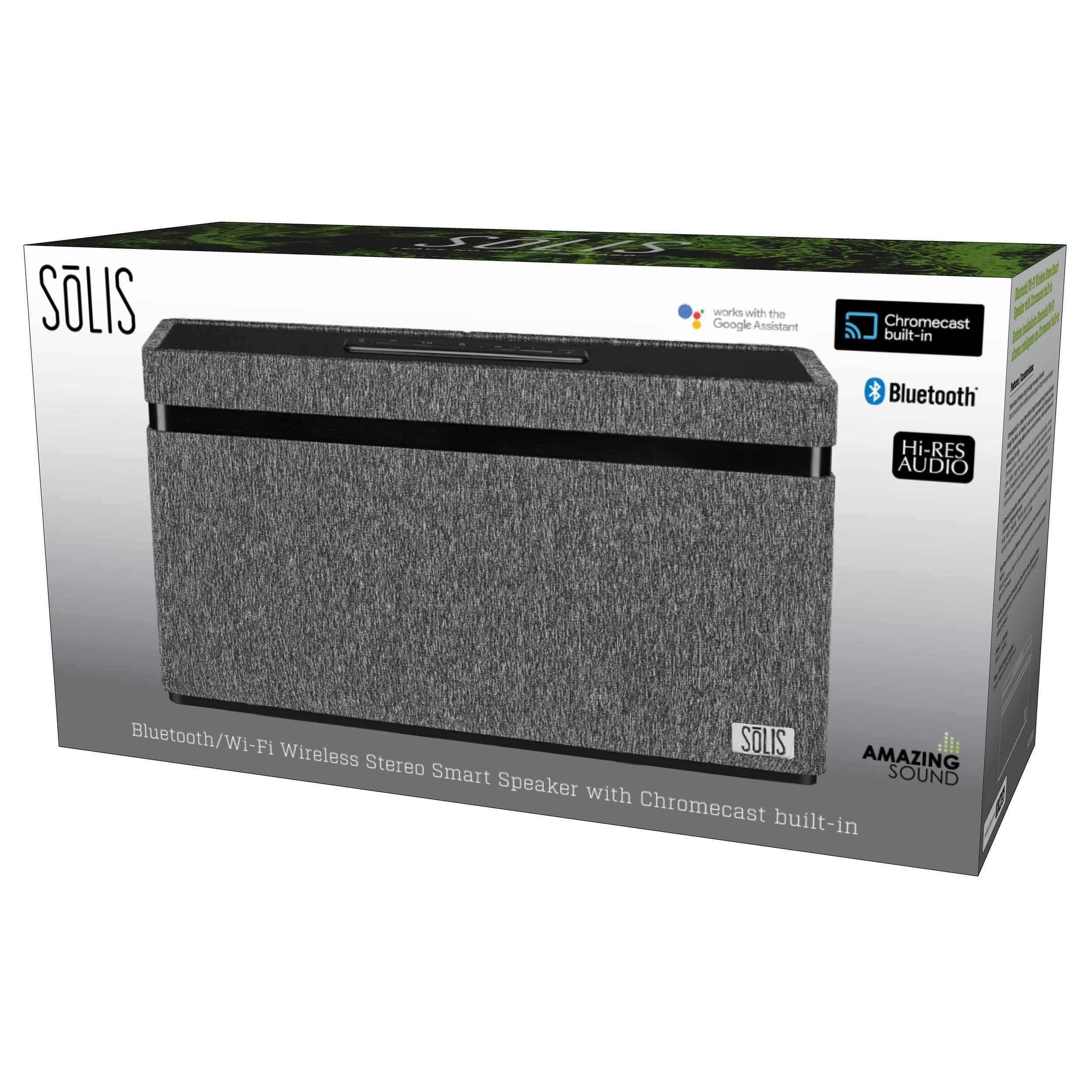 Bluetooth/Wi-Fi Wireless Stereo Smart Speaker with Chromecast Built-in Q168