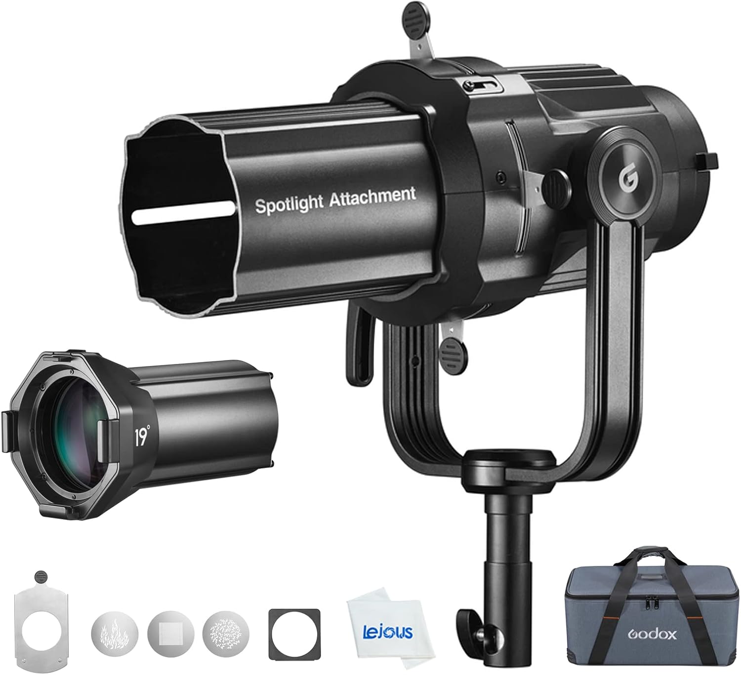 19° Projection Lens Spotlight Attachment for Bowen Mount LED Video Light V54780