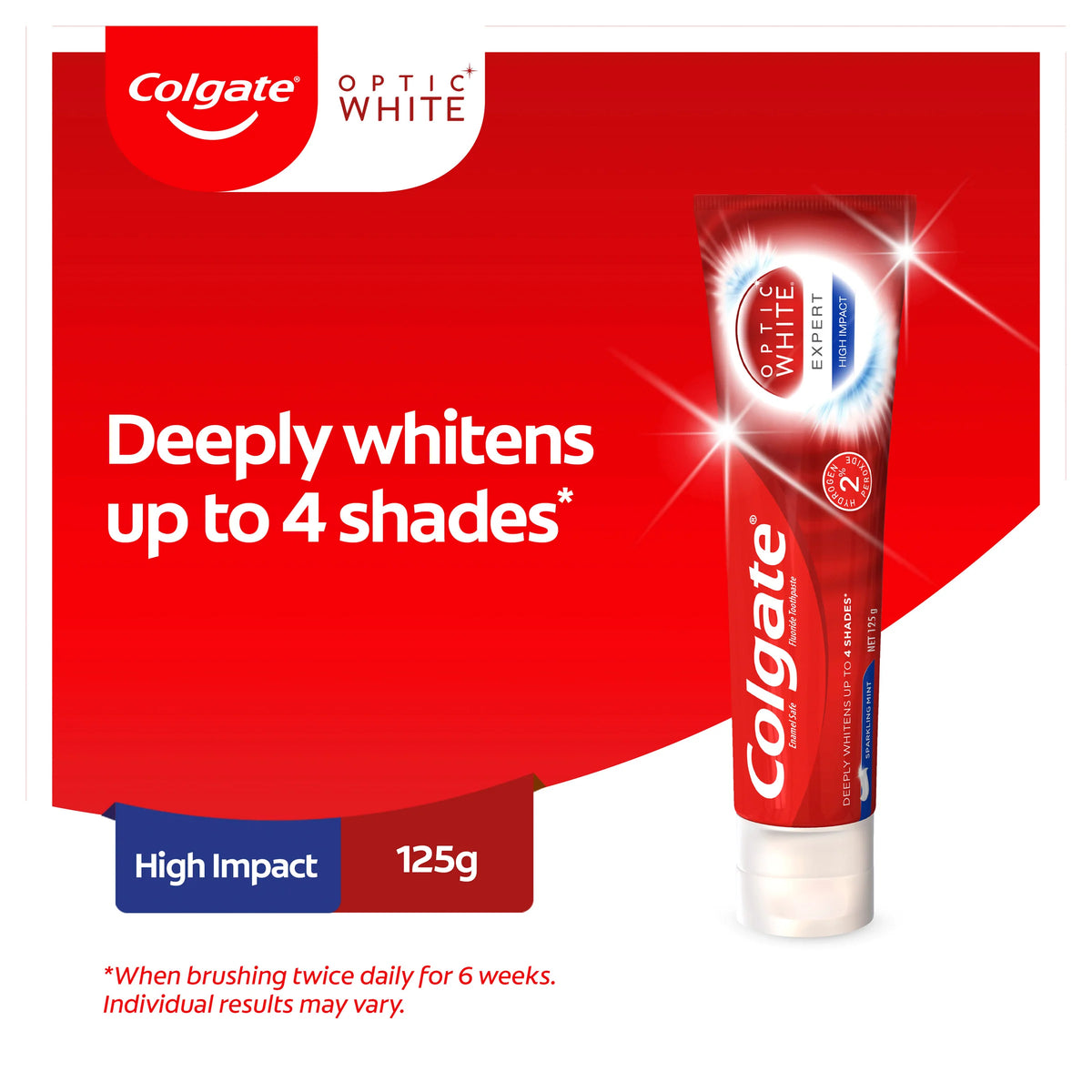 Optic White High Impact Toothpaste 125g G460210