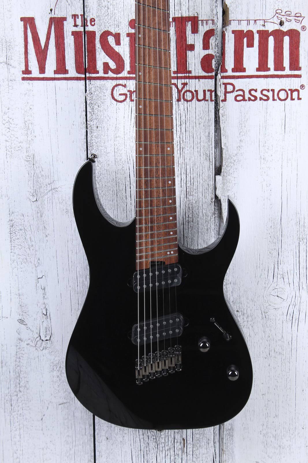Black Multi-Scale 7-String Electric Guitar U716