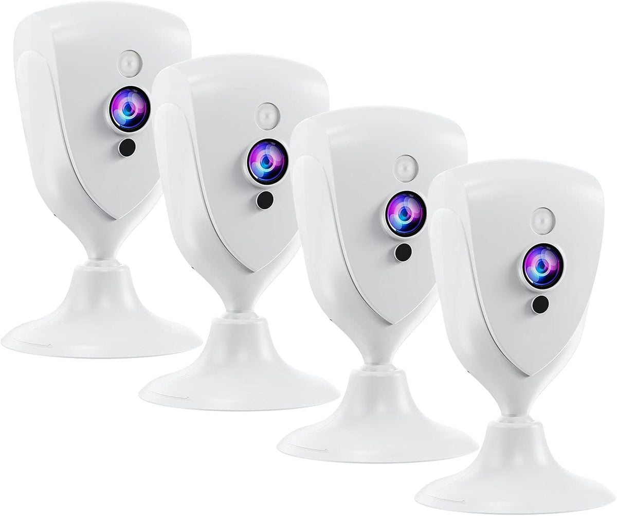 1080P Indoor WiFi Security Camera with Motion Alarm, 2-Way Audio, Night Vision F85268