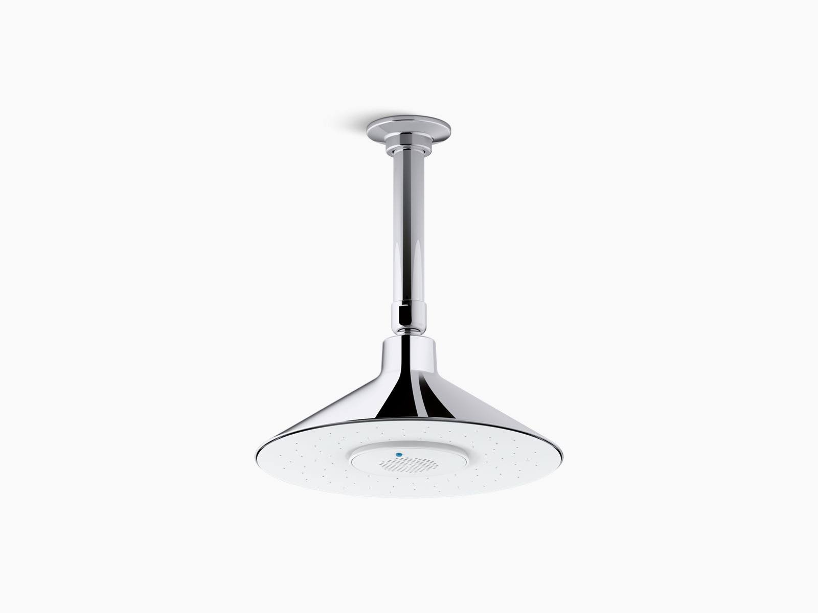 Polished Chrome Rainhead with Wireless Speaker N872