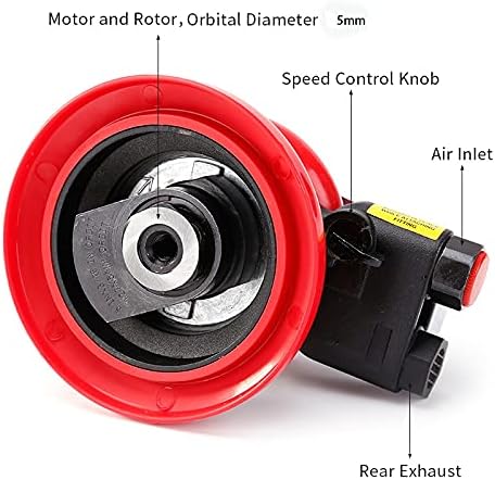Pneumatic 5" 3/16" DA Random Orbit Sander, Pack of 2 M5486