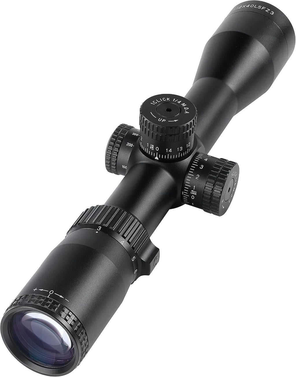 3-12x40 Side Focus Second Focal Plane 30mm Tube Rifle Scope W14333