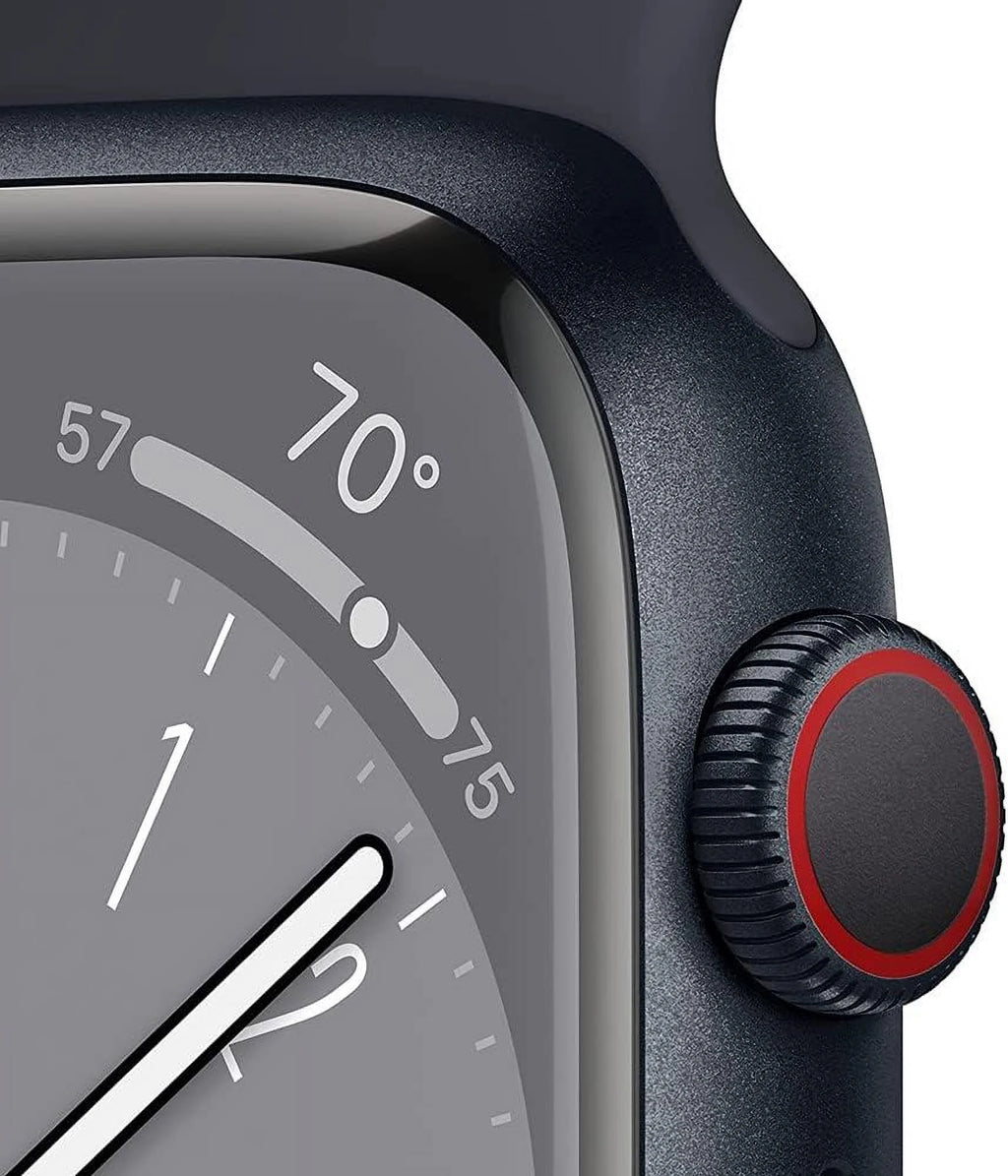 Apple Watch Series 8 GPS + Cellular 41mm Midnight Aluminum Case with Midnight Sport Band N741956