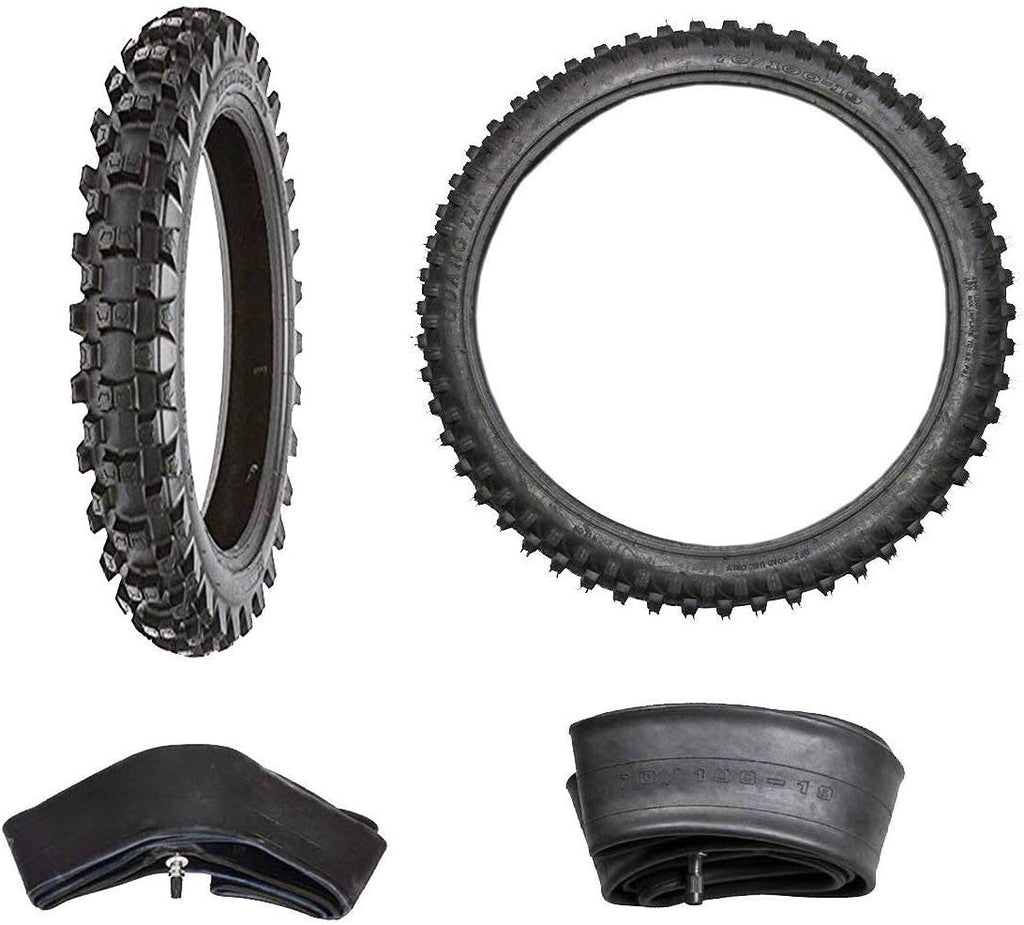 Set of Four Tire and Inner Tube 70/100-19 & 90/100-16 I7795
