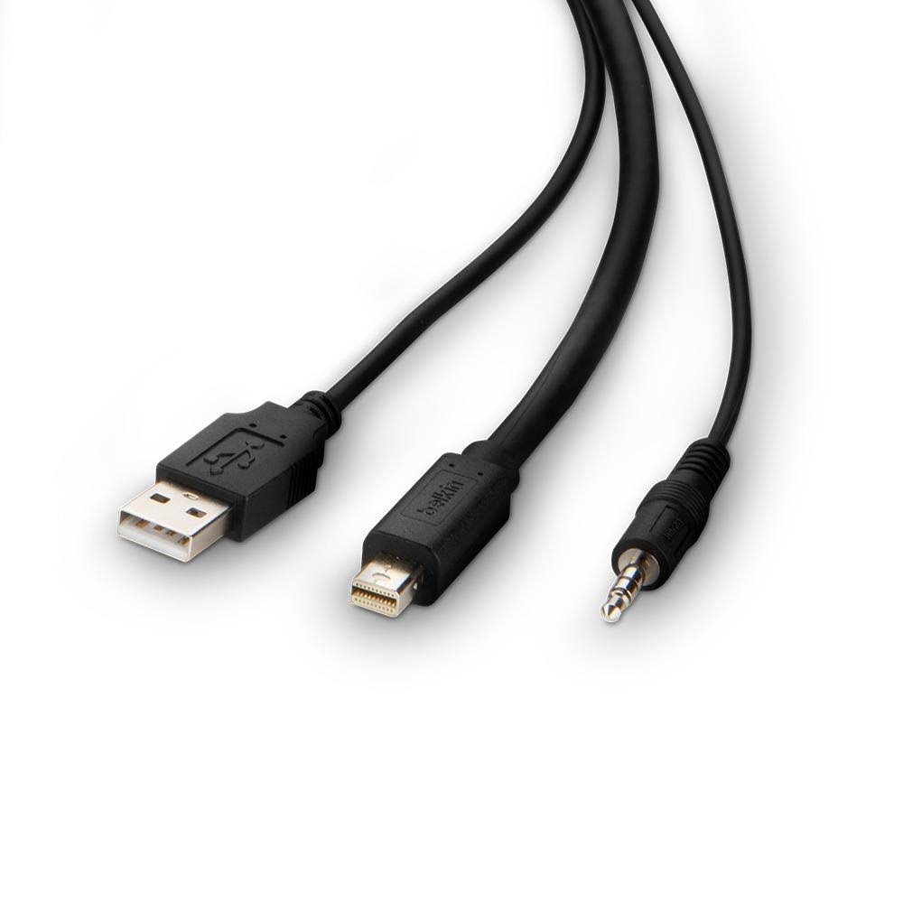 Minidp to DP + USB A/B + Audio Combo KVM Cable S57821