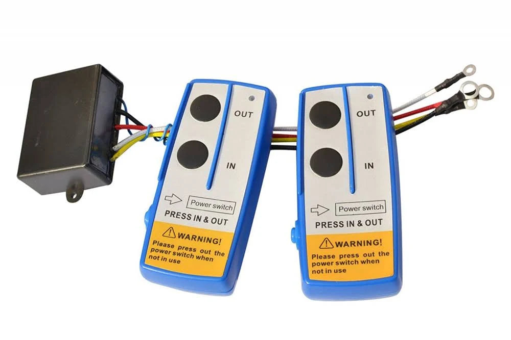 12V 3000LBS Electric Winch with Steel Cable and 2 Remotes L4380