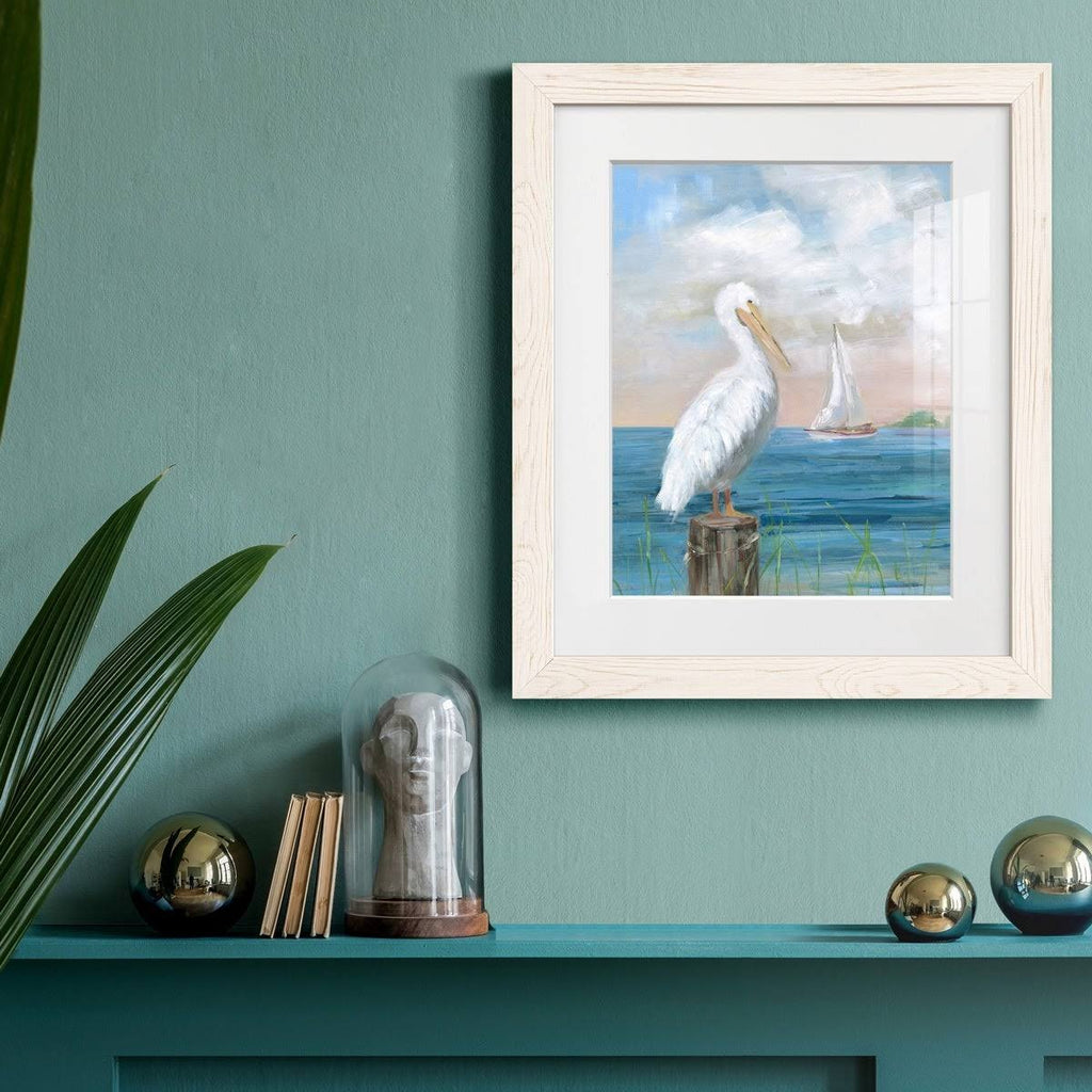 Framed Print 17X20 White E84152