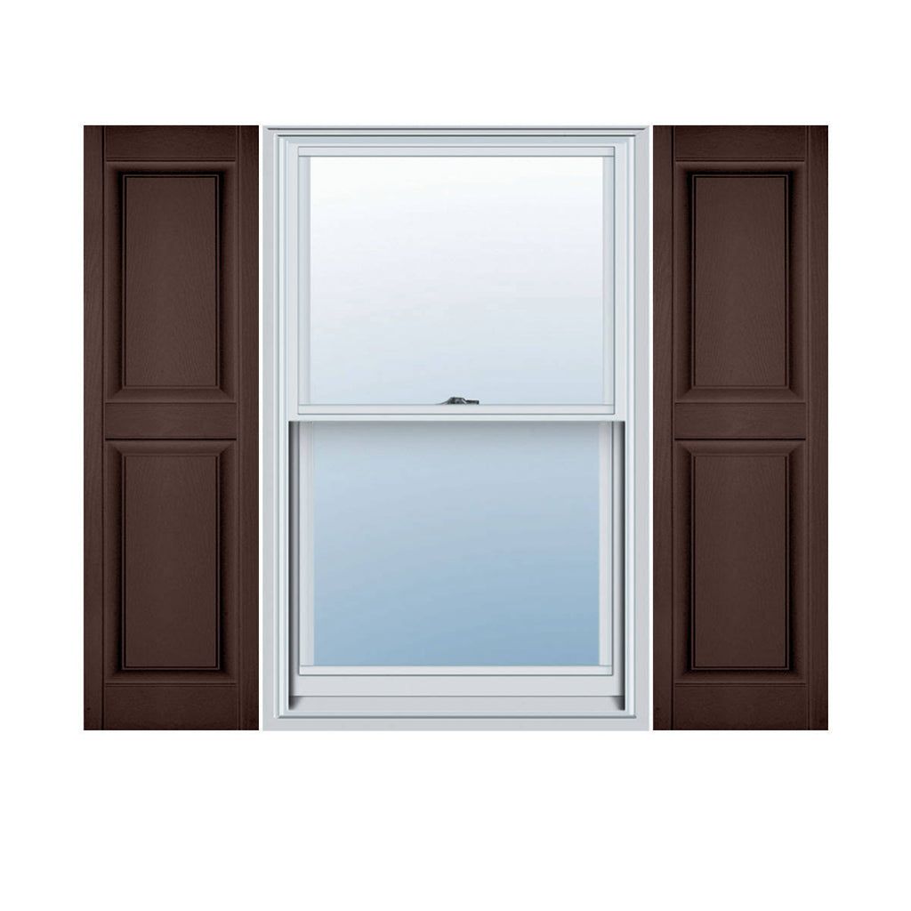 12 inch x 80 inch Vinyl Double Panel Shutters W5262