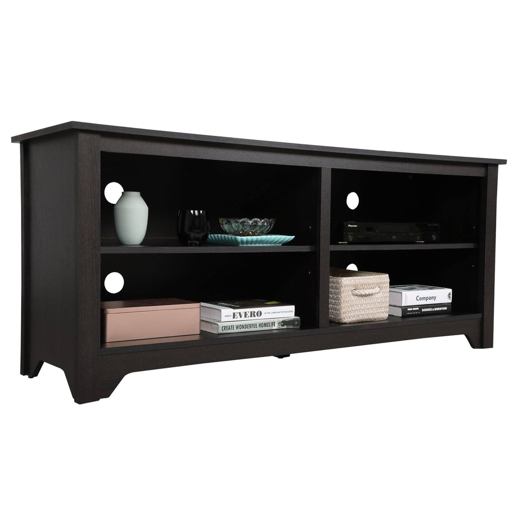 Grey Wooden TV Stand Media Console Storage Cabinet L730