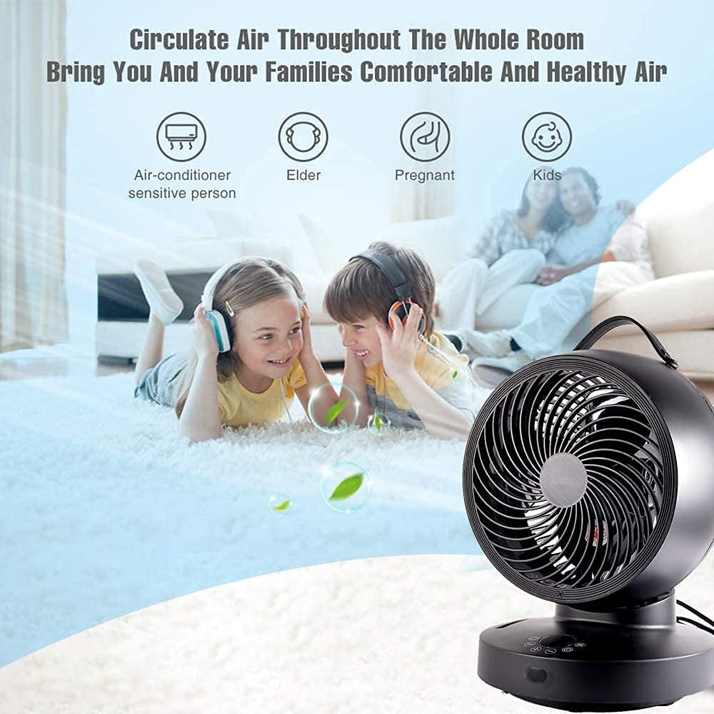 8 6-Speed Oscillating Circulator Fan with Remote B741