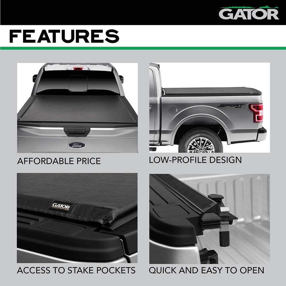 Soft Roll Up Truck Bed Tonneau Cover P149