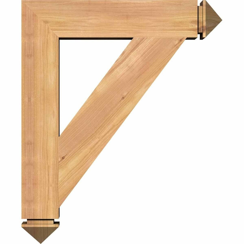 Western Red Cedar Traditional Arts & Crafts Bracket B23355