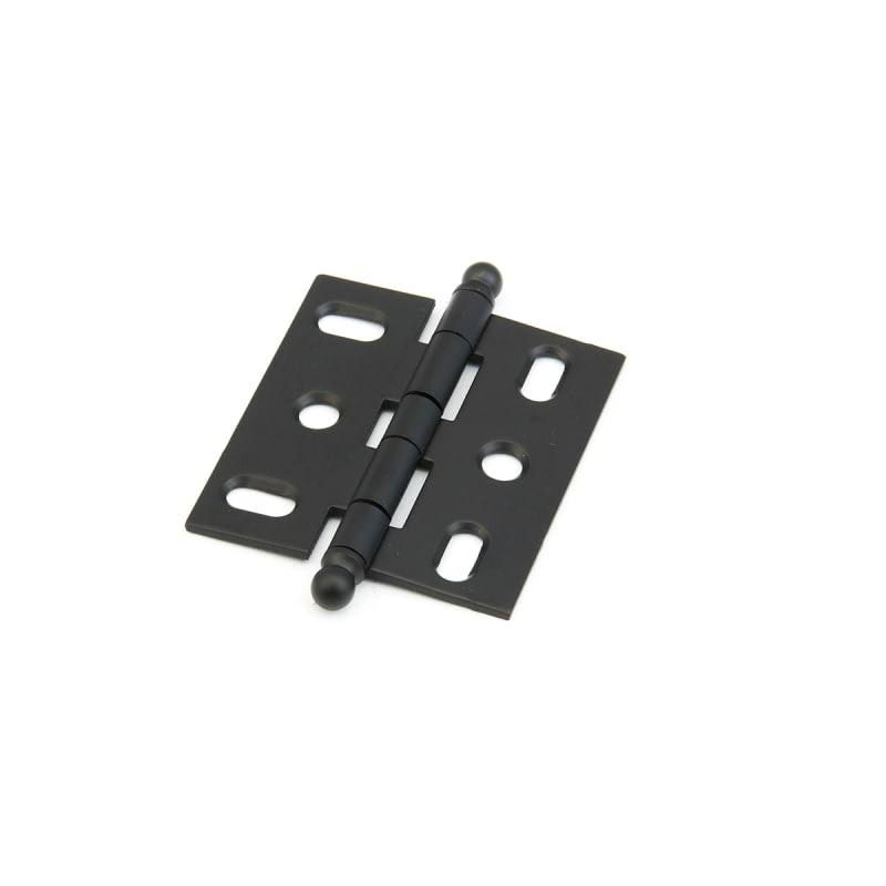 Solid Brass Inset Butt Cabinet Hinges Matte Black M410665